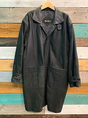 Men’s Marco Gianni Leather Coat Size Large • $30
