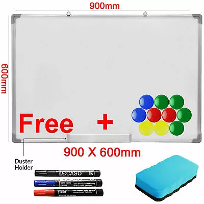 £20.75 • Buy Large Magnetic White Board Dry Wipe Whiteboard School Office Home Notice Memo