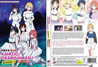 Rent-a-Girlfriend SEASON 3 (Vol.1-12End) DVD ENGLISH DUBBED All Region • $23.39
