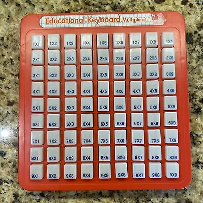 Educational Keyboard Multiplication Press & See Home School Math Table • $14.99