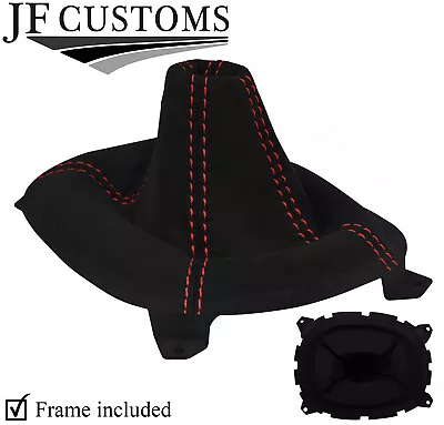 Red Stitch Luxe Suede Gear Gaiter+plastic Frame For Mazda Rx7 Fd3s 92-02 • $297.31