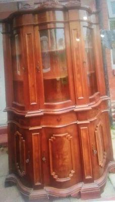 £45 • Buy Triple Mahogany Front Display Cabinet