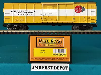  MTH Railking Box Car Timken O/O27 Boxcar 30-74873 • $58.95