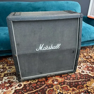 Vintage 1970s Marshall JMP 4×12 Slant Model 1982 Guitar Amplifier Cabinet EMPTY • $372.57