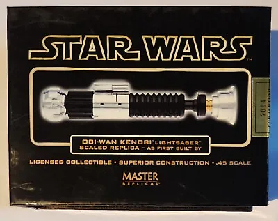 Star Wars  OBI WAN .45 Lightsaber SEALED Comic-Con 2004 Master Replicas SW-303 • $95