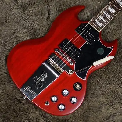 Gibson SG Standard '61 Faded Maestro Vibrola Vintage Cherry • $2340