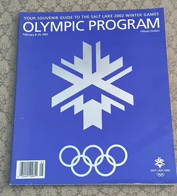 Olympic Winter Games Program Book Guide To Salt Lake City 2002 • $14.99