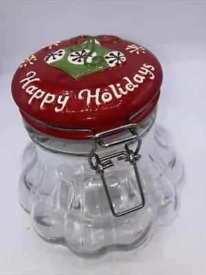 £17.17 • Buy Christmas Candy Dish With Lid, Glass Candy Jar For Candy Buffet, Harry & David