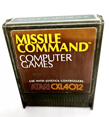 Missile Command Atari 400/800/XL/XE Cartridge Only Tested Working • $6.99