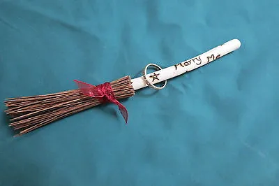 £4.50 • Buy 'MARRY ME' ~ Marriage Proposal Broom - Just Add Ring! Wicca ~ Handfasting