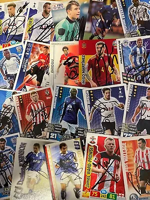 Match Attax Shoot Out And Other Signed Cards.15 • £2.49