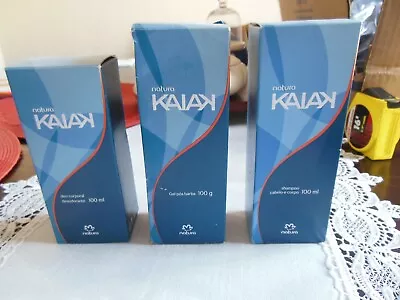 Natura  KAIAK * Deodorant / Shave Gel / Shampoo * 3pcs. ( BRAZIL ) Free Shipping • $59.99