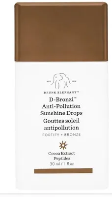 Drunk Elephant D-Bronzi Anti-Pollution Sunshine Serum Drops.New No Box  1oz • $25