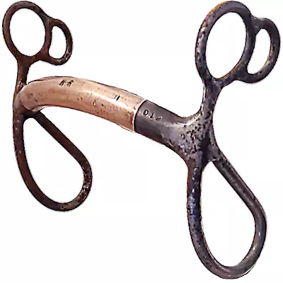 Kurtis Rudelbach John Israel Style Copper Mullen Mouth Colt Cutting Cutter Bit • $429.99