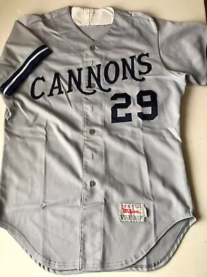 Prince William Cannons Game Used Minor League Sz 46 Wilson #29 Road Gray Jersey • $144.29