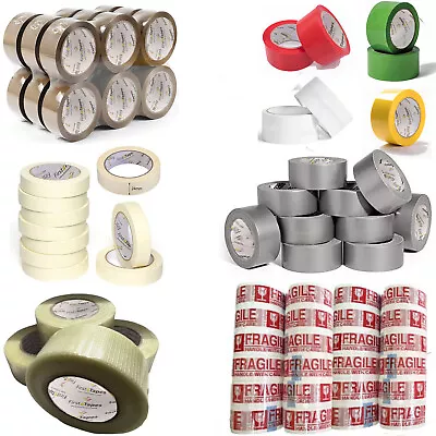 Strong Brown/crossweave/fragile/duct/masking Tape Multi Listing  - All Packing • £4.90