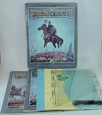 Advanced Dungeons And Dragons : The Forgotten Realms Campaign Set NOT COMPLETE • $48