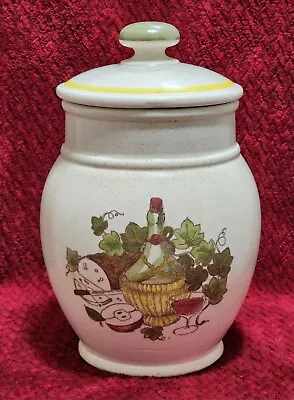 Metlox Provincial Fruit Grapes  Ivy California Pottery Decanter Cookie Jar RARE! • $18.99