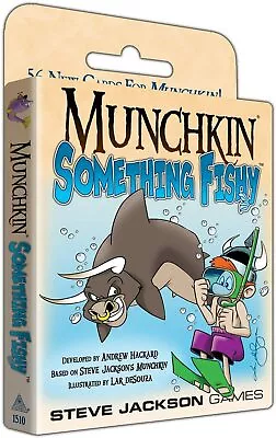 Something Fishy Munchkin 56 Card Expansion Game Steve Jackson SJG1510 Booster • $13.99