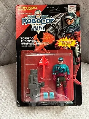 Rare 1988 Kenner Robocop & The Ultra Police Torpedo Thompson Action Figure New • $48.99