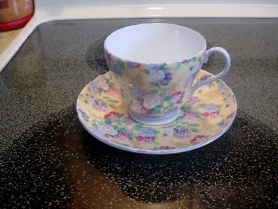 Vintage Shelley Summer Glory Chintz Cup & Saucer - 13455 • $45