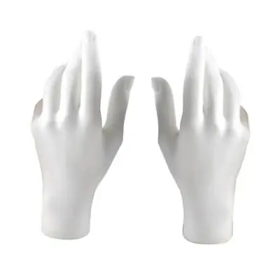 1Pair Female Mannequin Hand Display Stand For Jewelry Rings Holder Model Hands • £19.10
