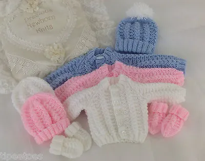 Baby Knitting Patterns Dk Or Aran  54 Baby/reborn By Precious Newborn Knits  • £3.99
