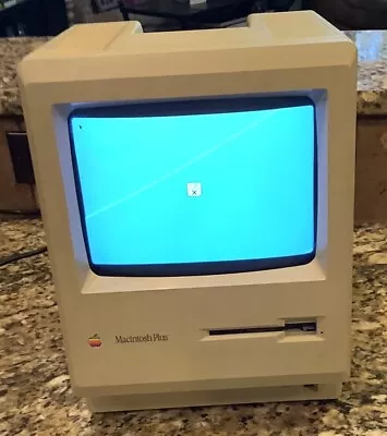 Apple Macintosh Plus 1Mb Vintage Desktop Computer No Return Needs Work • $149.99