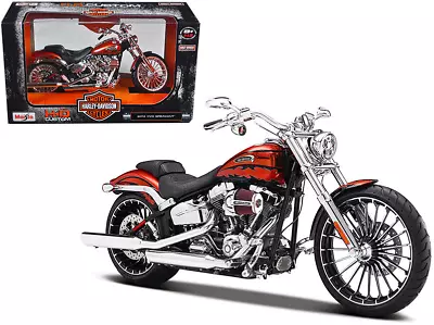 Harley Davidson CVO Breakout Orange 2014 Maisto 1/12 Diecast Motorcycle Model • $33.99