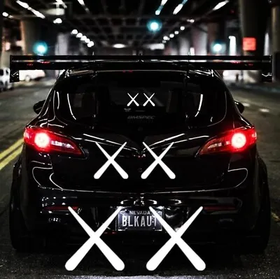 X X Dead Eyes JDM Racing Decal 200mm Stickers For Toyota Nissan Mitsubishi Mazda • $6.97