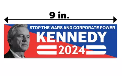 Robert F. Kennedy Jr. Bumper Sticker President 2024 Glossy Waterproof Political • $5.50