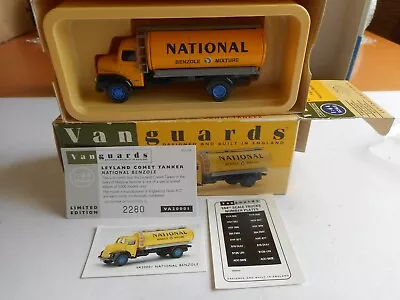 Vanguards VA20001 Leyland Comet Tanker 1:64 National Benzole +Ltd ED+Plates+box • £9