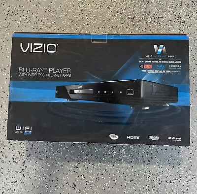 VIZIO VBR120 Blu-Ray Player WiFi 1080P W/Remote Tested & Working! • $39.99