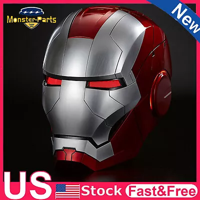 Autoking Marvel Iron Man MK5 1:1 Helmet Wearable Voice Control Cosplay Gifts • $179.99