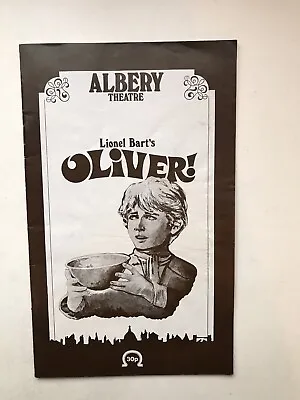 £3.75 • Buy OLIVER The Musical Theatre Programme ROY HUDD