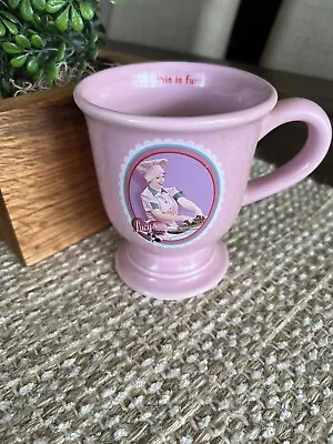 Mug I Love Lucy 14oz  Lucy's Chocolate Factory  Pedestal Pink • $10