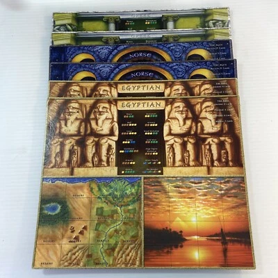 $11.50 • Buy Age Of Mythology Board Game REPLACEMENT  Boards Greek Egyptian Norse 6 Boards
