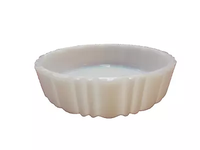 Vintage Old Café Pattern Milk Glass Candy Dish (no Lid) • $10.99