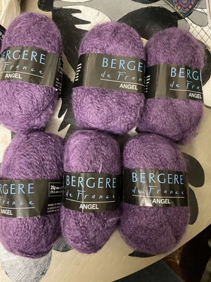 £18 • Buy 6 X 25g Of Bergere De France Angel  Wool  Mohair