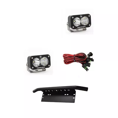 Baja Designs S2 Sport Pair Driving/Combo LED Light Kit W/ Mount & Harness • $466.90