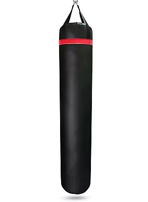 Pro Boxing Slayer 6ft Tall 150lb Muay Thai Punching Bag (Red Straps/Unfilled) • $60