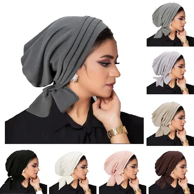 Muslim Women Hats Arab Bonnet Head Cover Caps Islamic Winter Warm Beanie Cancer • $7.99