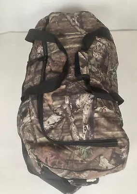 Mossy Oak Break Up Camouflage Duffle Bag Zippered LARGE Size 34” X 12” W/Strap • $47