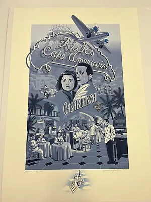 Melanie Taylor Kent  Casablanca  Artist Proof Signed Serigraph 6/50 50th Anniv • $607.50