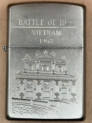 2020 Vietnam War Battle Of Hue 1968 Chrome Zippo Lighter NEW • $58.95