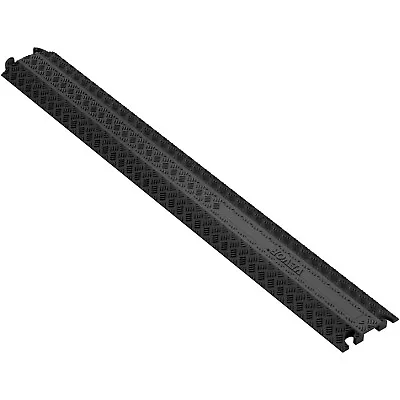 VEVOR 1 M Speed Bump 2000 Lbs Cable Hose Protector Ramp Cord Cover Safety Rubber • £10.79