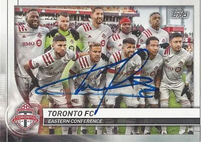 Chris Armas Autograph Signed 2020 Topps Mls Soccer Card #157 Toronto Fc • $5