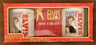 Elvis Presley Signature Product 2 Mug Gift Set Hot Coco Vintage • $5.99