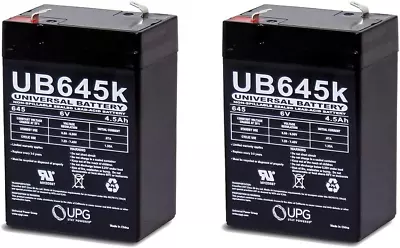 Universal Power Group 6 Volt 6V 4.5AH Rechargeable Deer Game Feeder Battery - 2 • $36.98