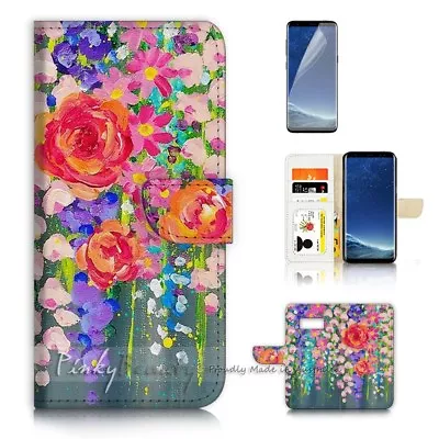 ( For Samsung S8 Plus / S8+ ) Case Cover P21475 Flower • $12.99